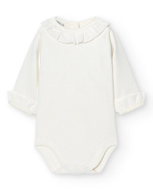 В упаковке 2 детских боди с батистовым воротником и манжетами Babidú, бежевый
В упаковке 2 детских боди с батистовым воротником и манжетами Babidú, бежевый