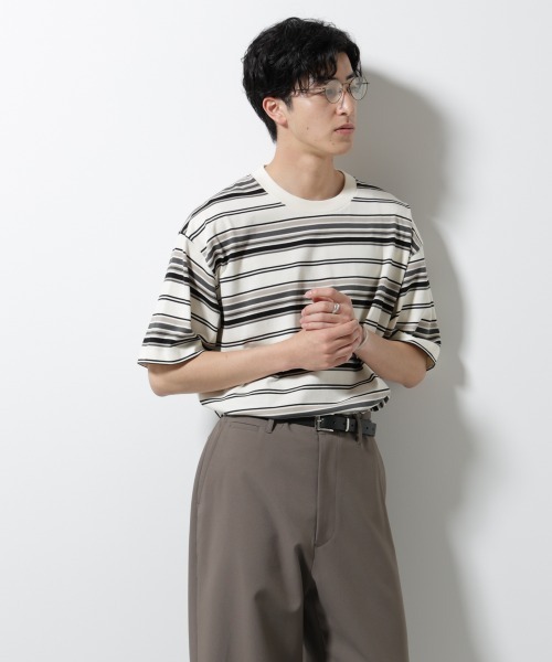 Футболка свободного кроя с короткими рукавами и многослойным краем NANO universe, белый
Футболка свободного кроя с короткими рукавами и многослойным краем NANO universe, белый