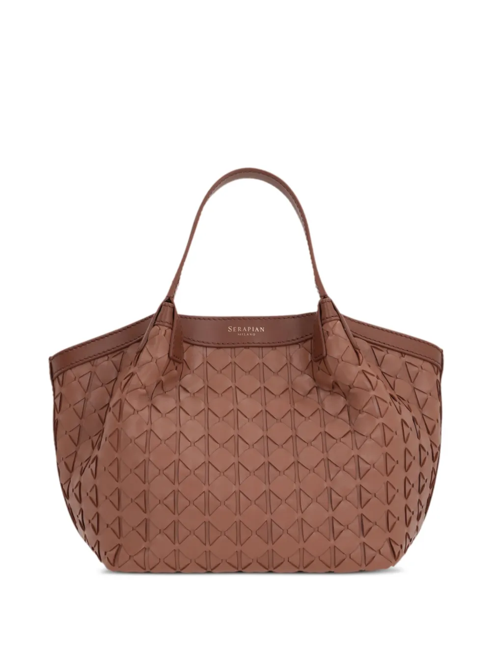 Сумка-тоут mosaico размера мини Serapian, коричневый
Сумка-тоут mosaico размера мини Serapian, коричневый