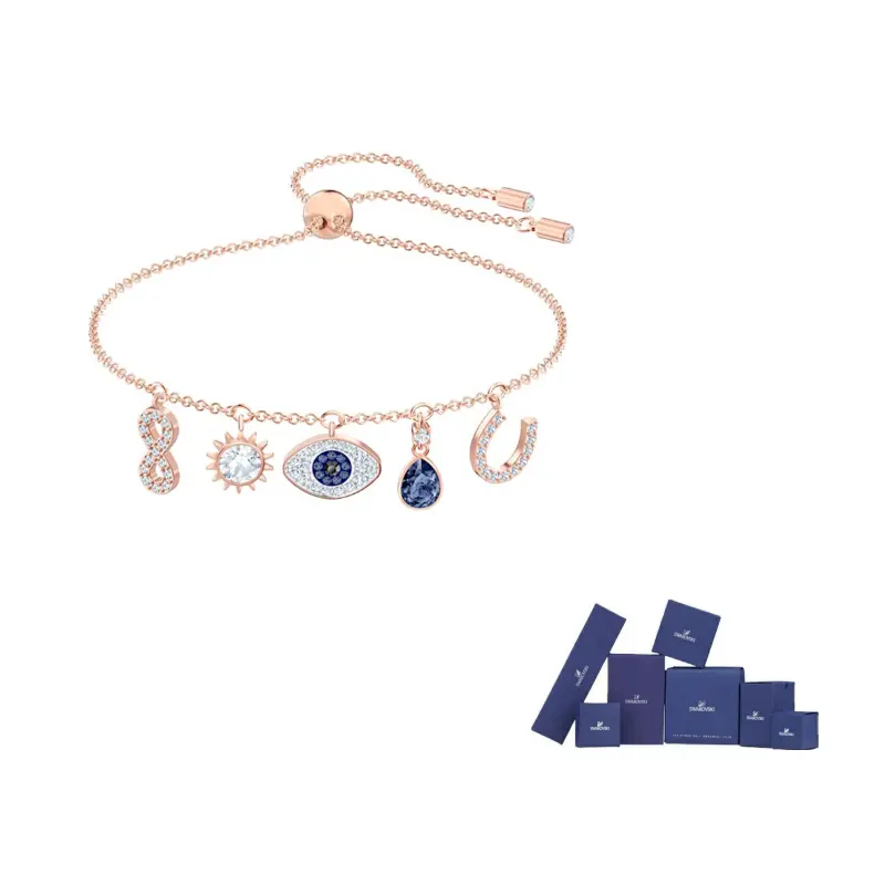 Swarovski Позолоченное розовым золотом браслет для женщин Blue
Swarovski Позолоченное розовым золотом браслет для женщин Blue