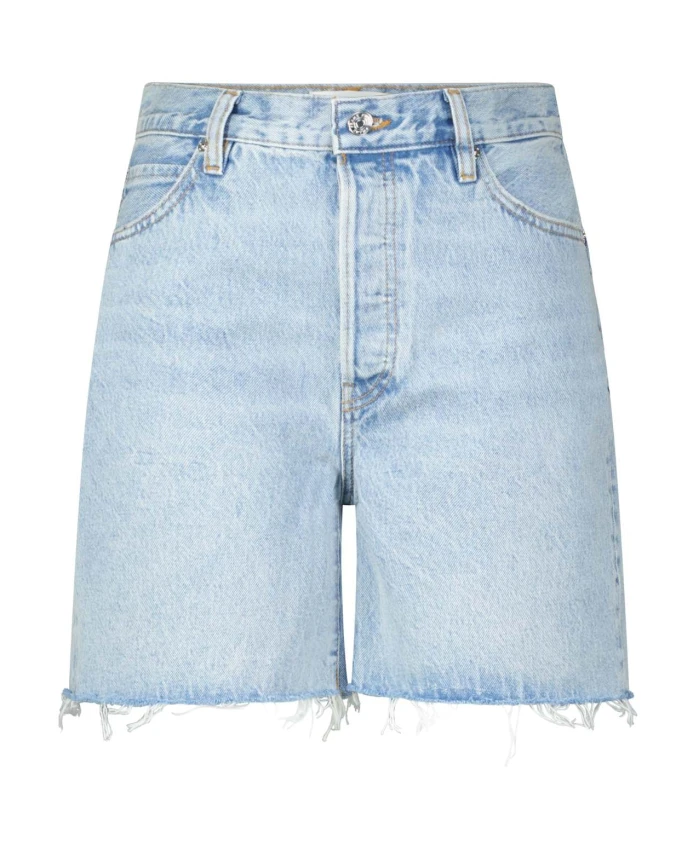 Джинсовые шорты из хлопка Frame, синий
Джинсовые шорты из хлопка Frame, синий