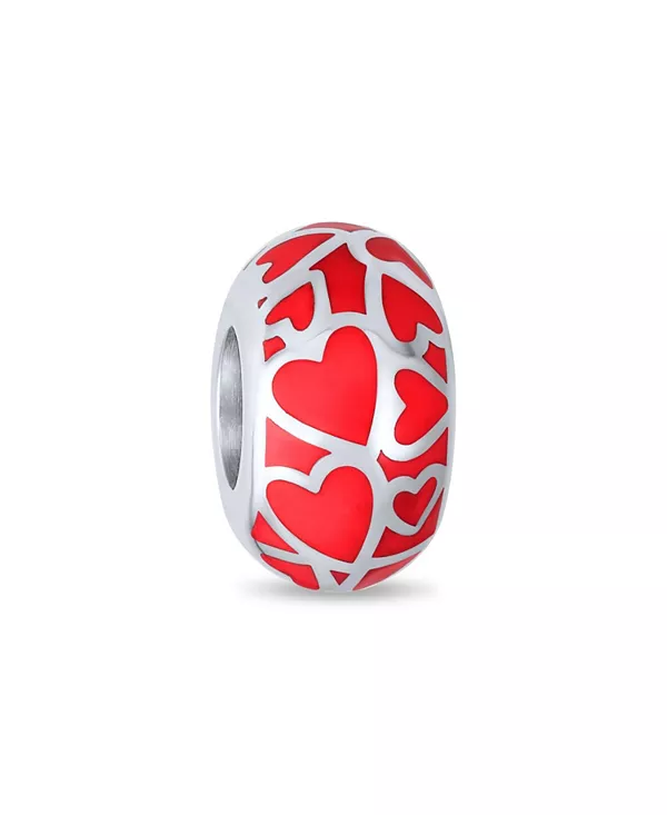 Браслеты из муранского стекла с розово-красным серебряным сердцем и бусиной европейского дизайна Bling Jewelry, red
Браслеты из муранского стекла с розово-красным серебряным сердцем и бусиной европейского дизайна Bling Jewelry, red