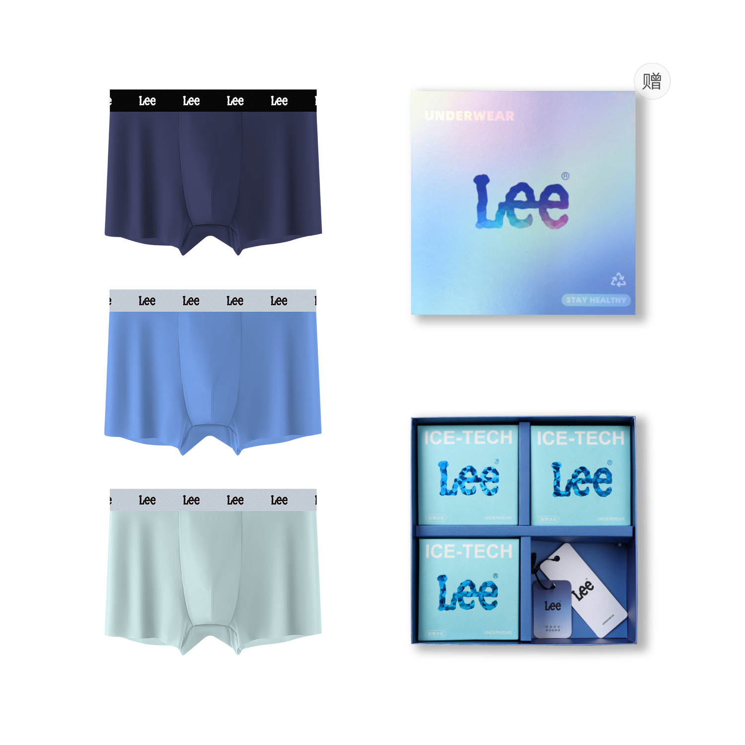 Комплект мужских трусов подарочный набор Lee, синий
Комплект мужских трусов подарочный набор Lee, синий