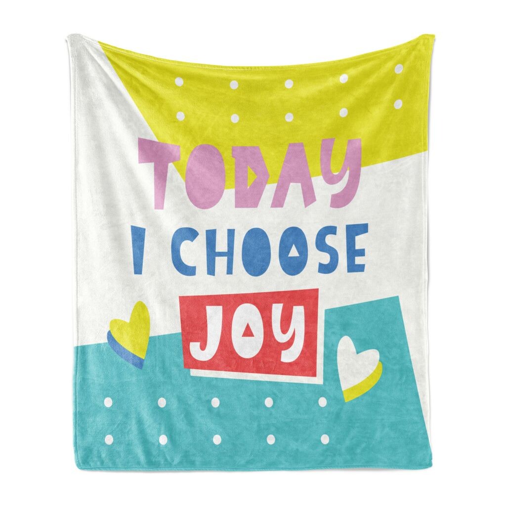 ABAKUHAUS Choose Joy Мягкое фланелевое флисовое одеяло, «Сегодня у меня радость» Каллиграфическая иллюстрация Choose с геометрическим узором «Сердца», 175 x 230 см, Разноцветные
ABAKUHAUS Choose Joy Мягкое фланелевое флисовое одеяло, «Сегодня у меня радость» Каллиграфическая иллюстрация Choose с геометрическим узором «Сердца», 175 x 230 см, Разноцветные