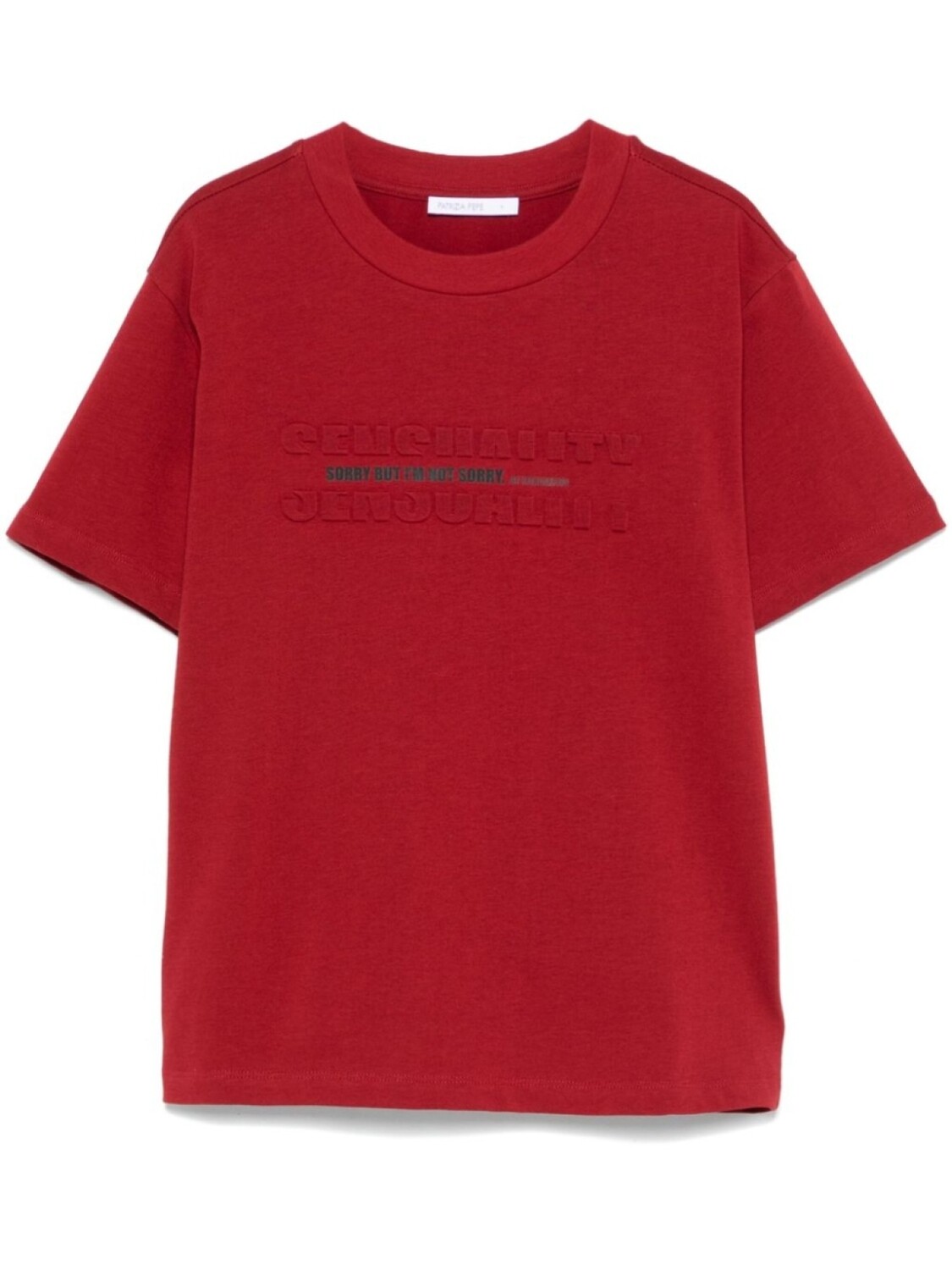 Patrizia Pepe футболка с надписью, красный
Patrizia Pepe футболка с надписью, красный