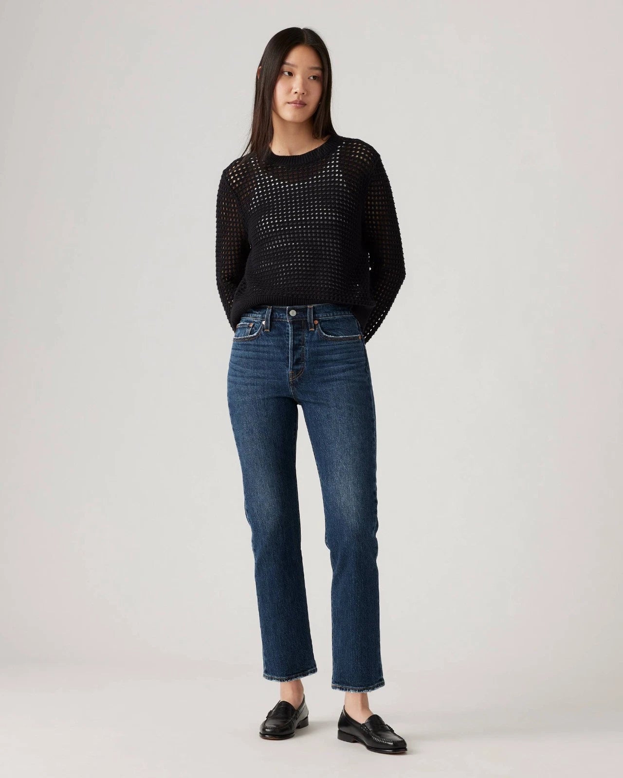 Женские джинсы Levi's Wedgie, цвет Indifferent Indigo, прямые штанины, длина до щиколотки, цвет RED864
Женские джинсы Levi's Wedgie, цвет Indifferent Indigo, прямые штанины, длина до щиколотки, цвет RED864
