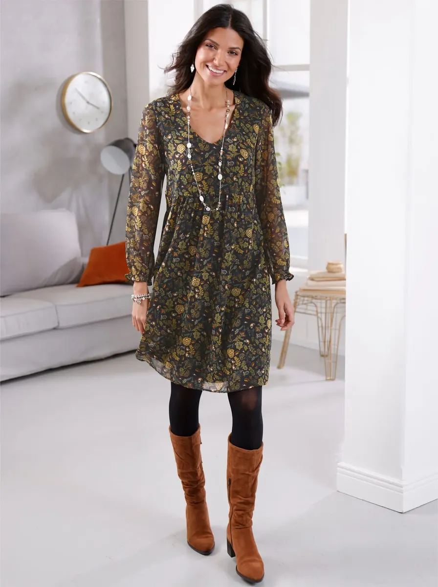 Платье А-силуэта Classic Basics "Платье", цвет Schwarz-Ocker
Платье А-силуэта Classic Basics "Платье", цвет Schwarz-Ocker