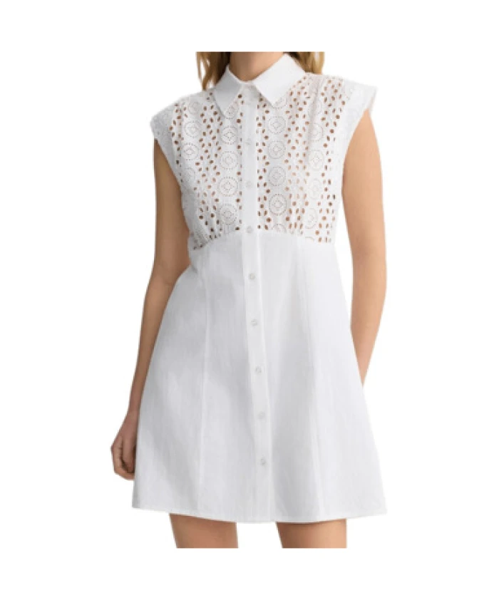 Белое хлопковое платье, элегантный стиль. Liu Jo, белый
Белое хлопковое платье, элегантный стиль. Liu Jo, белый