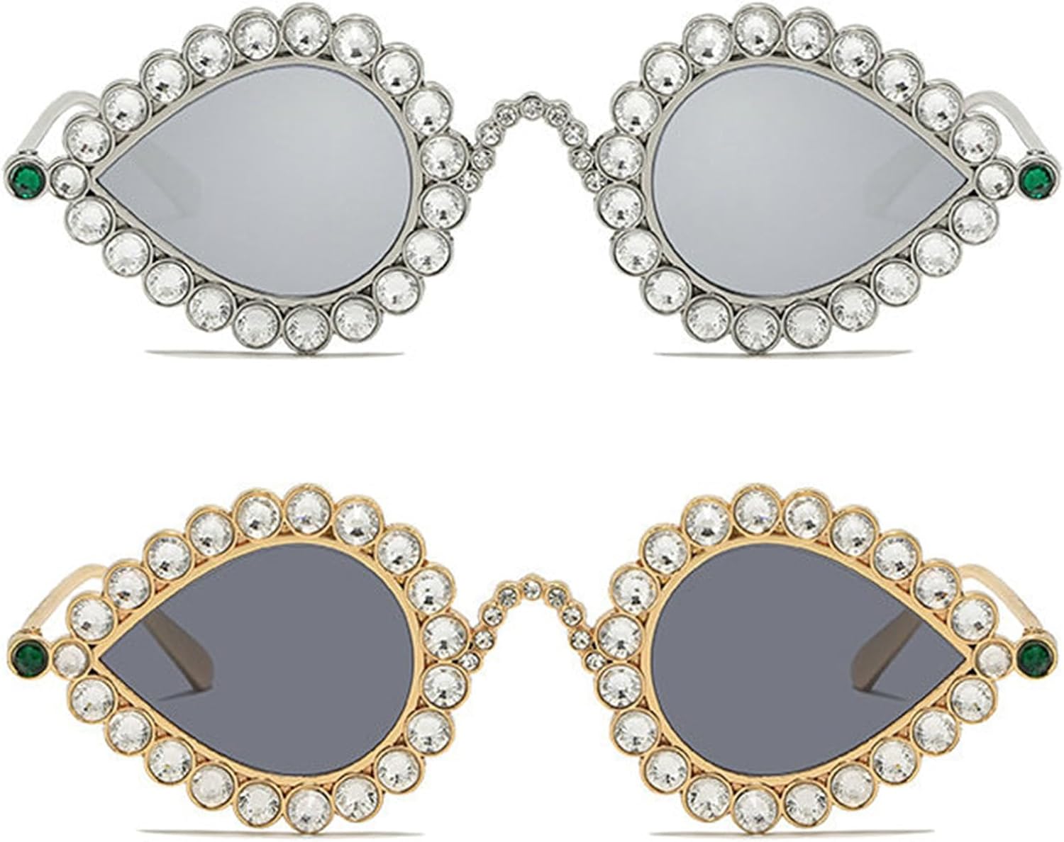 Willochra Модные солнцезащитные очки «кошачий глаз» в стиле панк с бриллиантами для женщин и мужчин, роскошные, со стразами, блестящие, в стиле Y2k, для вечеринок, 2pcs-gold Black&silver
Willochra Модные солнцезащитные очки «кошачий глаз» в стиле панк с бриллиантами для женщин и мужчин, роскошные, со стразами, блестящие, в стиле Y2k, для вечеринок, 2pcs-gold Black&silver