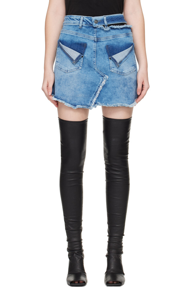 Ottolinger Синяя джинсовая мини-юбка с обратной стороны
Ottolinger Синяя джинсовая мини-юбка с обратной стороны