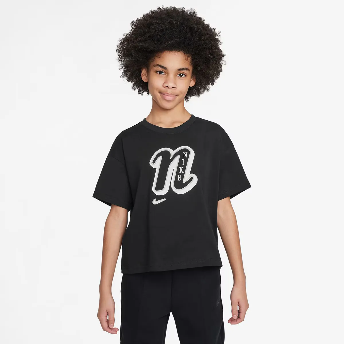 Футболка для девочек Nike Sportswear, черный
Футболка для девочек Nike Sportswear, черный