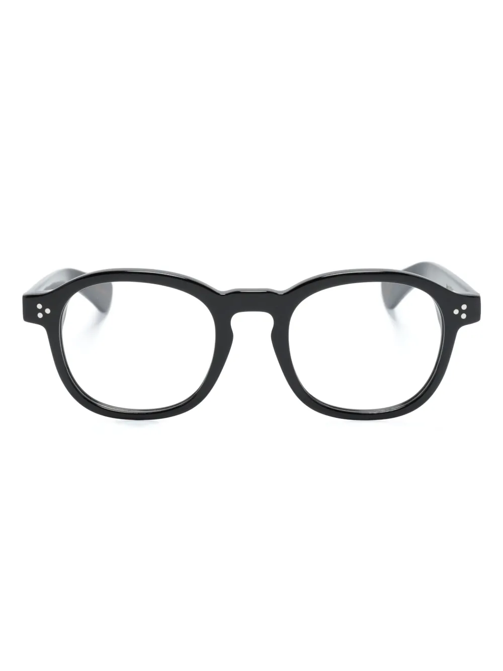 Очки в круглой оправе Lesca, черный
Очки в круглой оправе Lesca, черный