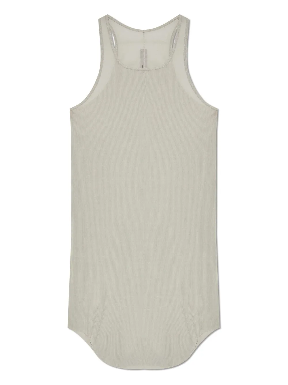 Ребристый топ-борцовка Rick Owens, нейтральный 
Ребристый топ-борцовка Rick Owens, нейтральный