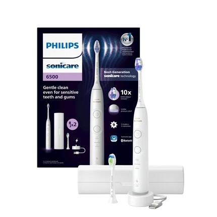Электрическая зубная щетка Sonicare White серии 6500 Hx7410/02 Philips
Электрическая зубная щетка Sonicare White серии 6500 Hx7410/02 Philips