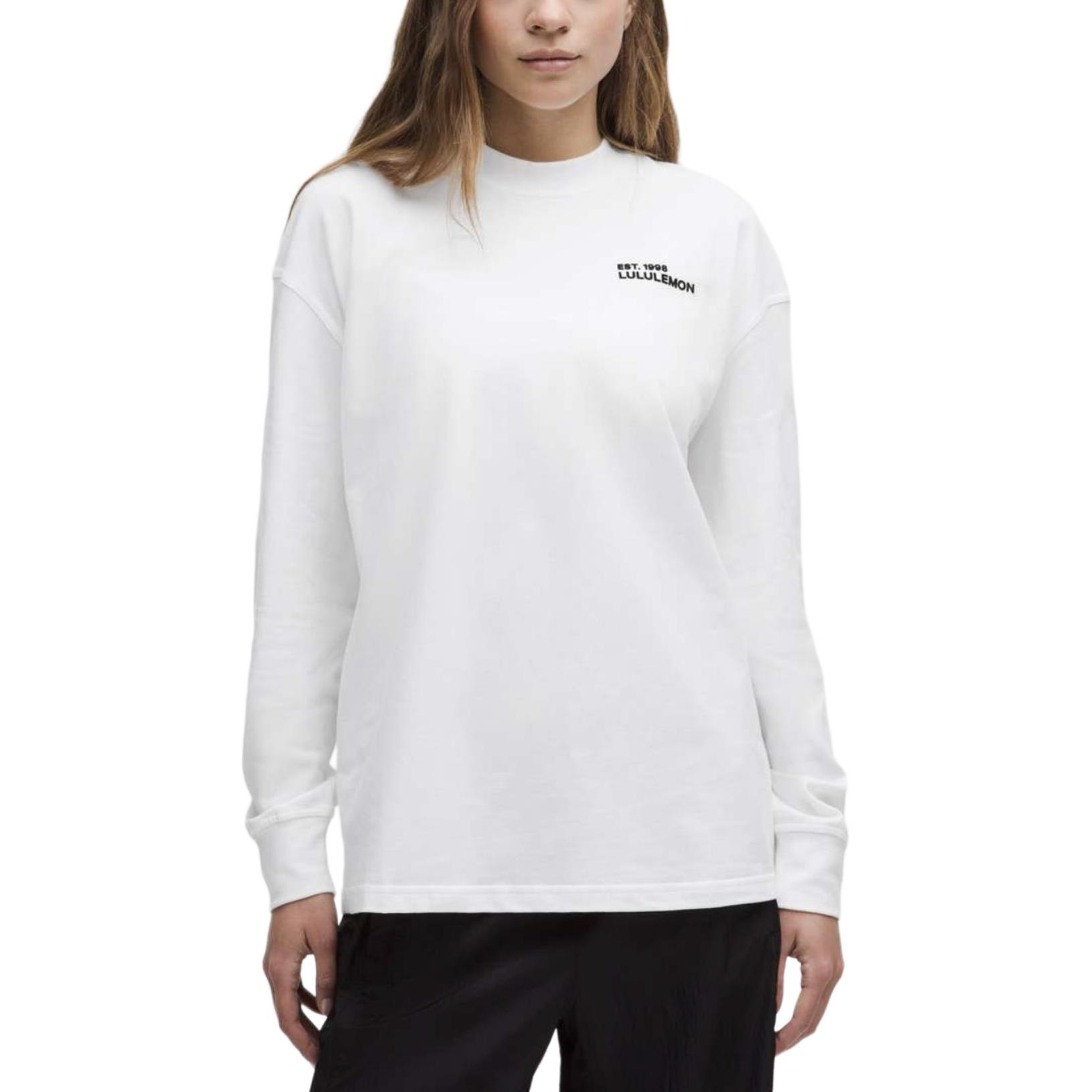 Тяжелая футболка женская Lululemon, белый
Тяжелая футболка женская Lululemon, белый