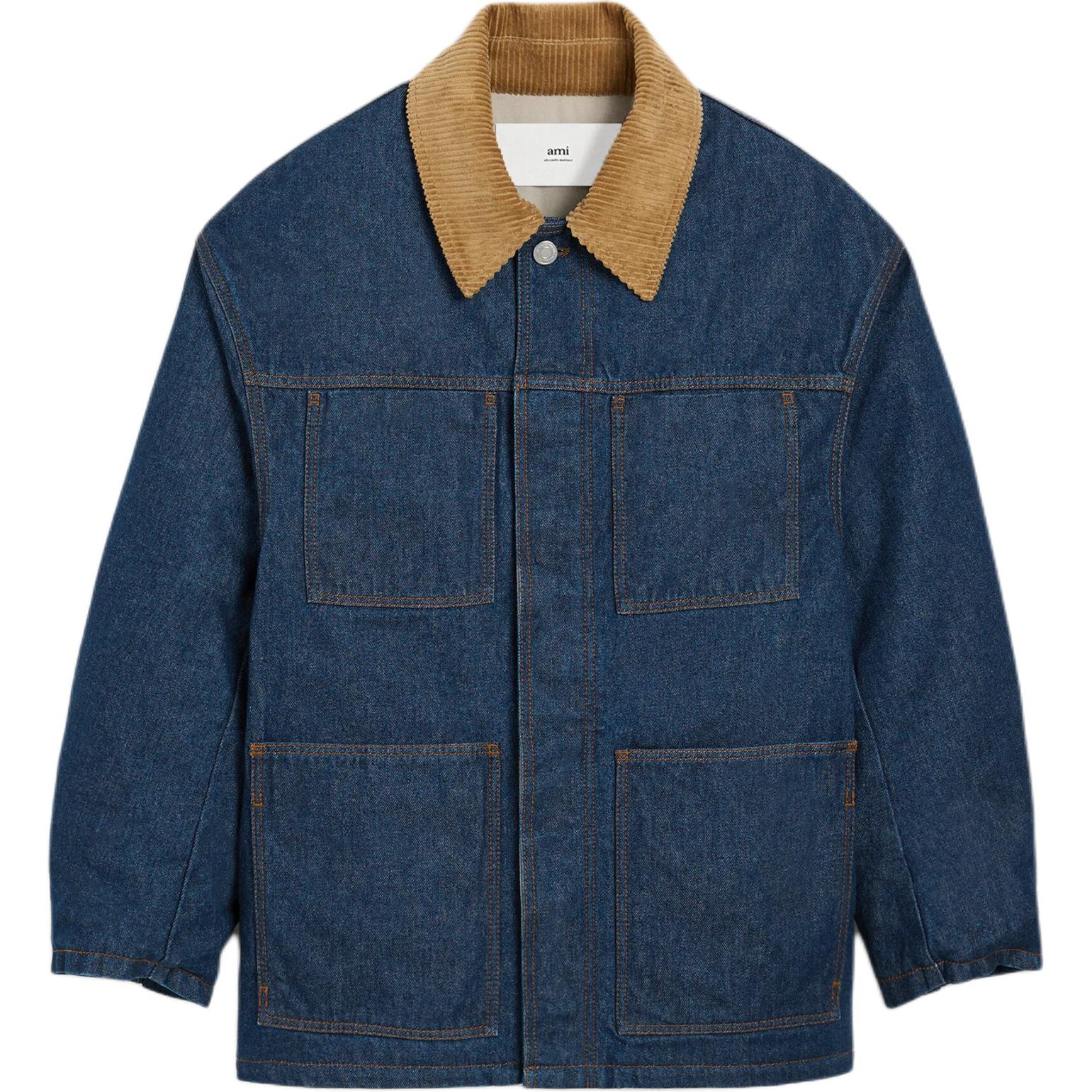 Ами Парис стеганая хлопковая рабочая куртка AMIPARIS, синий
Ами Парис стеганая хлопковая рабочая куртка AMIPARIS, синий