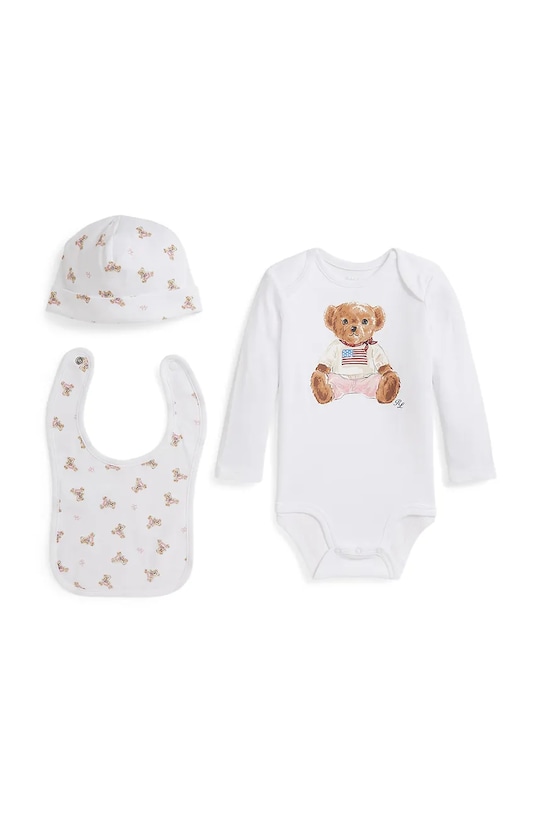 Хлопковый детский боди Polo Ralph Lauren, белый
Хлопковый детский боди Polo Ralph Lauren, белый