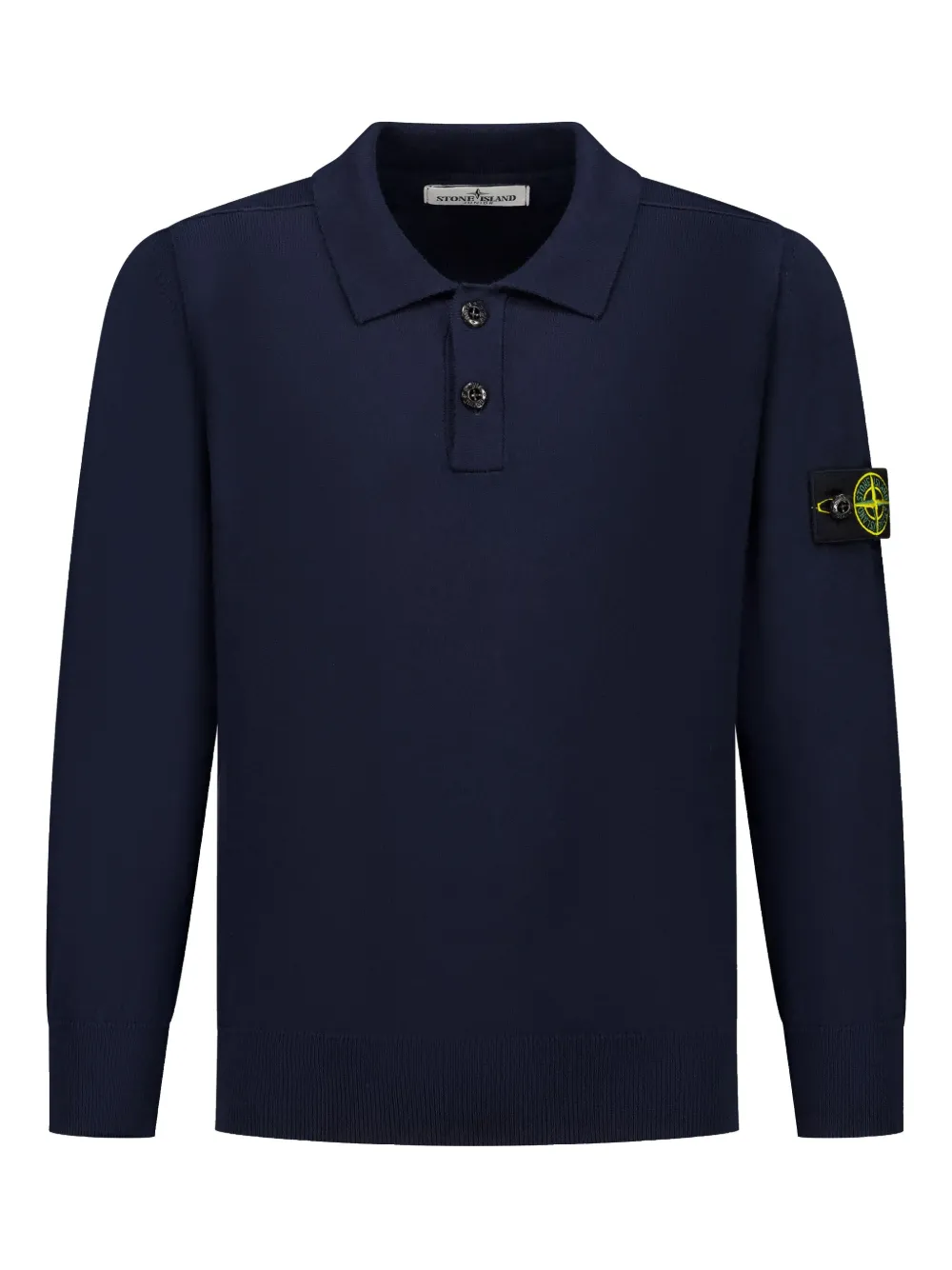 Рубашка поло с нашивкой Compass Stone Island Junior, синий 
Рубашка поло с нашивкой Compass Stone Island Junior, синий