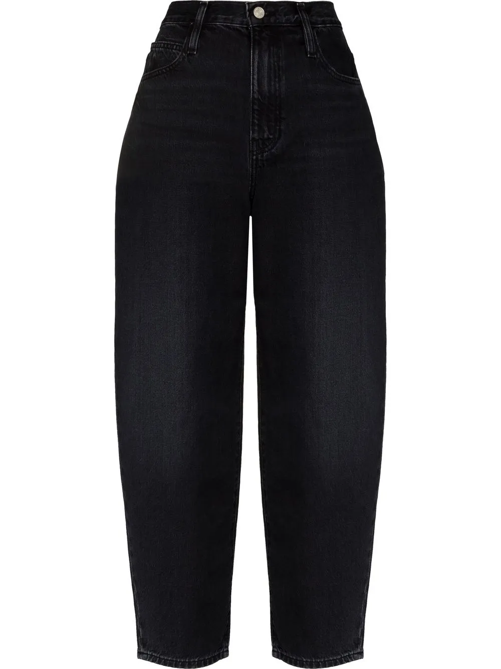 Прямые джинсы с завышенной талией FRAME, черный 
Прямые джинсы с завышенной талией FRAME, черный