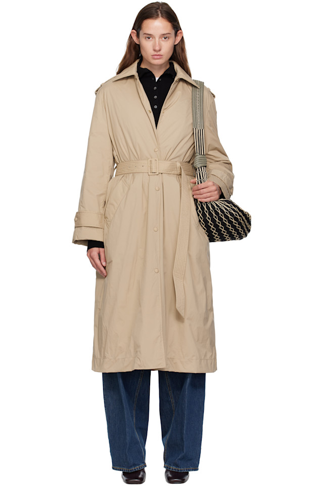 Moncler Бежевый пуховый тренч
Moncler Бежевый пуховый тренч