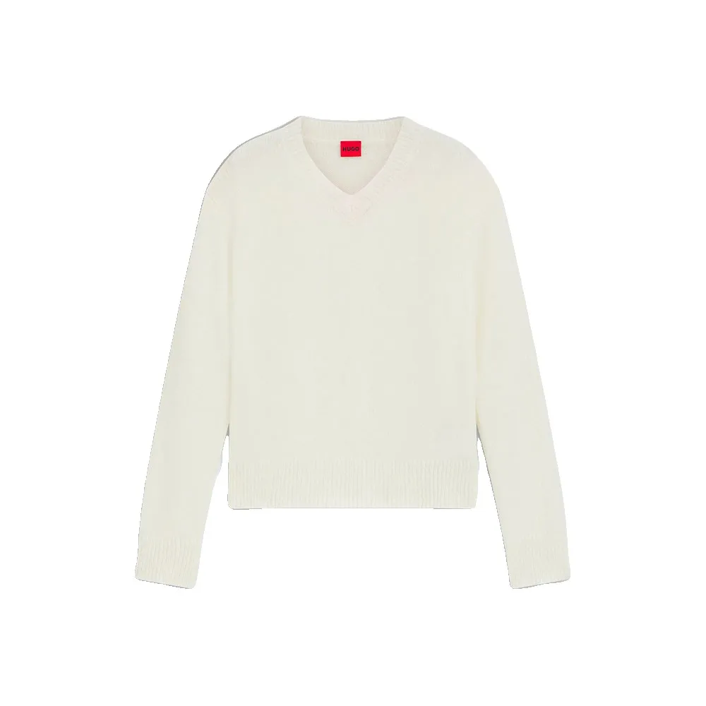 Свитер HUGO Solanu 10272919 01, белый
Свитер HUGO Solanu 10272919 01, белый