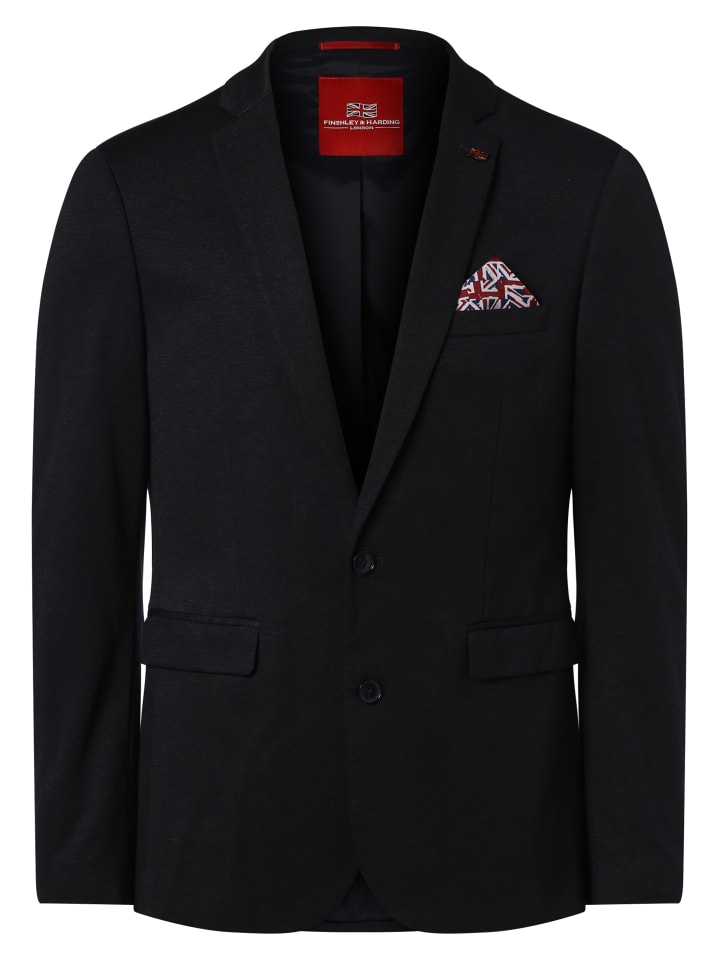 Finshley & Harding London Модульный пиджак Brixdon темно-синего цвета
Finshley & Harding London Модульный пиджак Brixdon темно-синего цвета