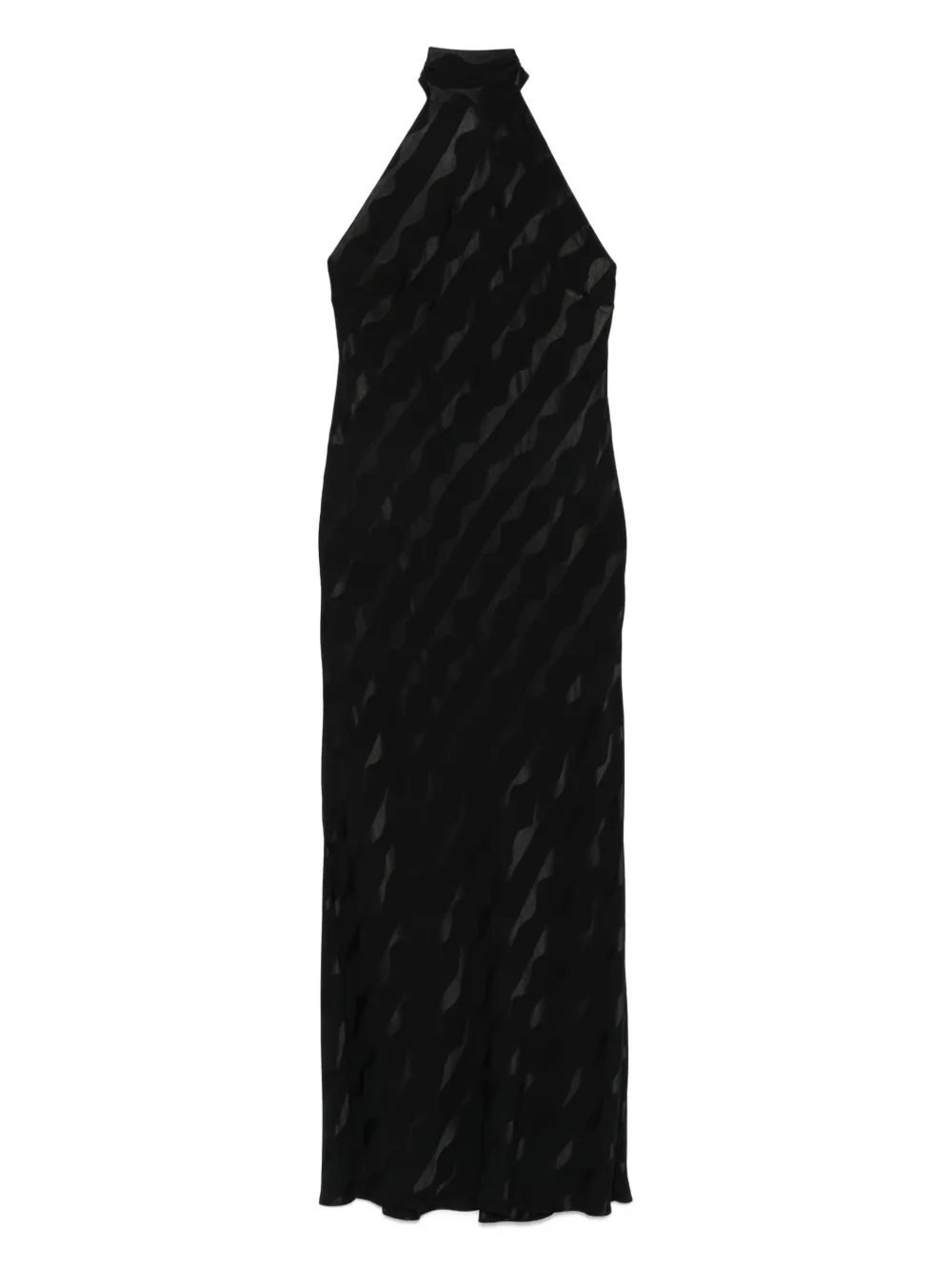 Платье Maura из жаккарда с вырезом халтер Rixo, черный
Платье Maura из жаккарда с вырезом халтер Rixo, черный