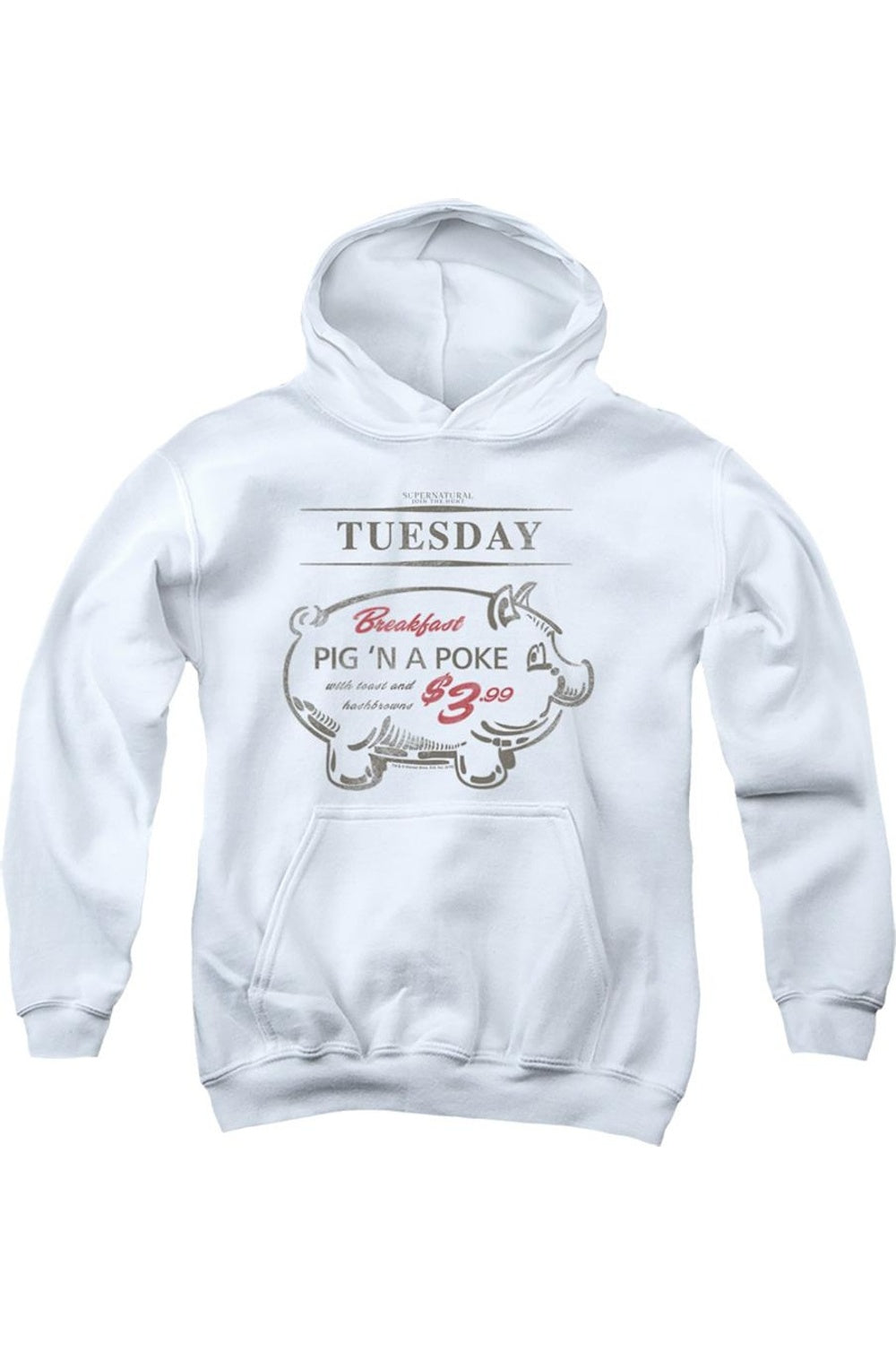 Суперстильный худи с принтом Pig N Poke для молодежи Gildan, белый
Суперстильный худи с принтом Pig N Poke для молодежи Gildan, белый