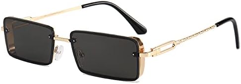 Мужские солнцезащитные очки в винтажном стиле, серебристо-серые с градиентом, маленькие прямоугольные, женские солнцезащитные очки с защитой от УФ-излучения UV400 MTZJH, C03 Gold Gray
Мужские солнцезащитные очки в винтажном стиле, серебристо-серые с градиентом, маленькие прямоугольные, женские солнцезащитные очки с защитой от УФ-излучения UV400 MTZJH, C03 Gold Gray