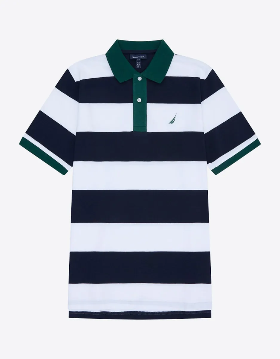 Мужская классическая рубашка поло с коротким рукавом Nautica, тёмно-синий
Мужская классическая рубашка поло с коротким рукавом Nautica, тёмно-синий