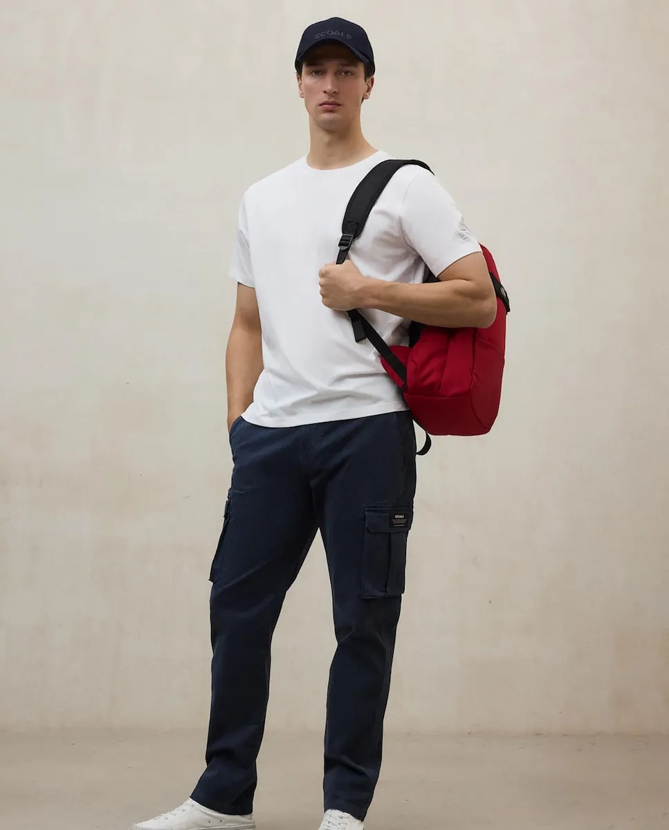 Мужская футболка с коротким рукавом и принтом на спине Ecoalf, белый
Мужская футболка с коротким рукавом и принтом на спине Ecoalf, белый