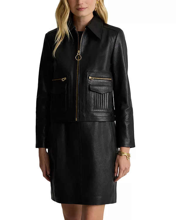 Кожаная куртка St. John, черный
Кожаная куртка St. John, черный