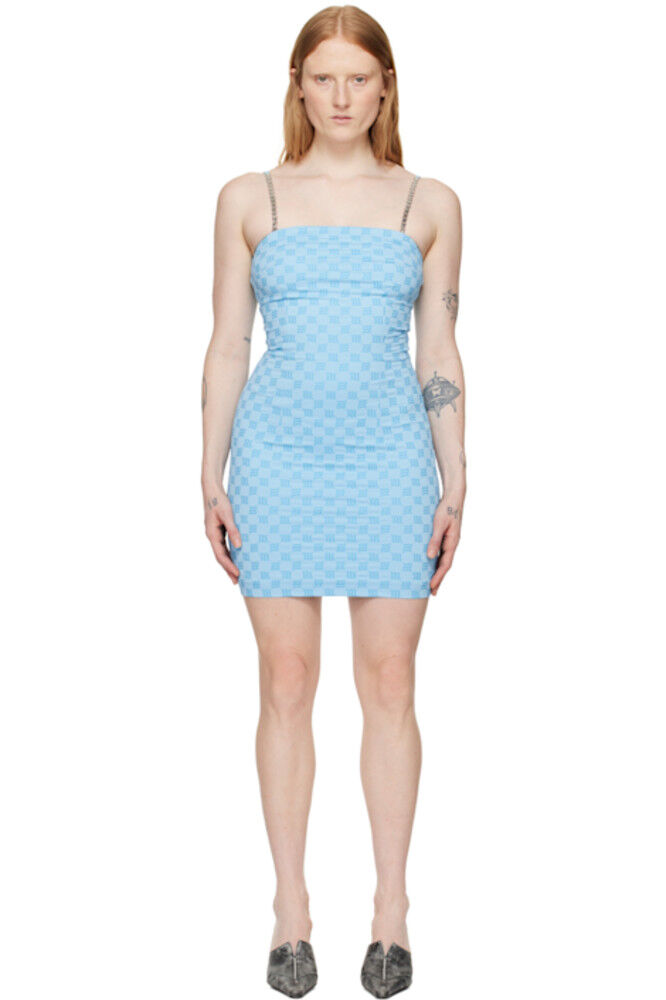 SSENSE Эксклюзивное синее мини-платье с монограммой MISBHV
SSENSE Эксклюзивное синее мини-платье с монограммой MISBHV