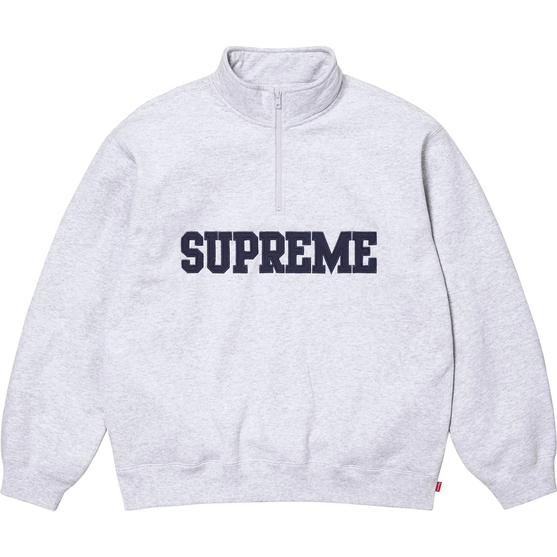 Полузип колледжа пуловер Supreme, серый
Полузип колледжа пуловер Supreme, серый