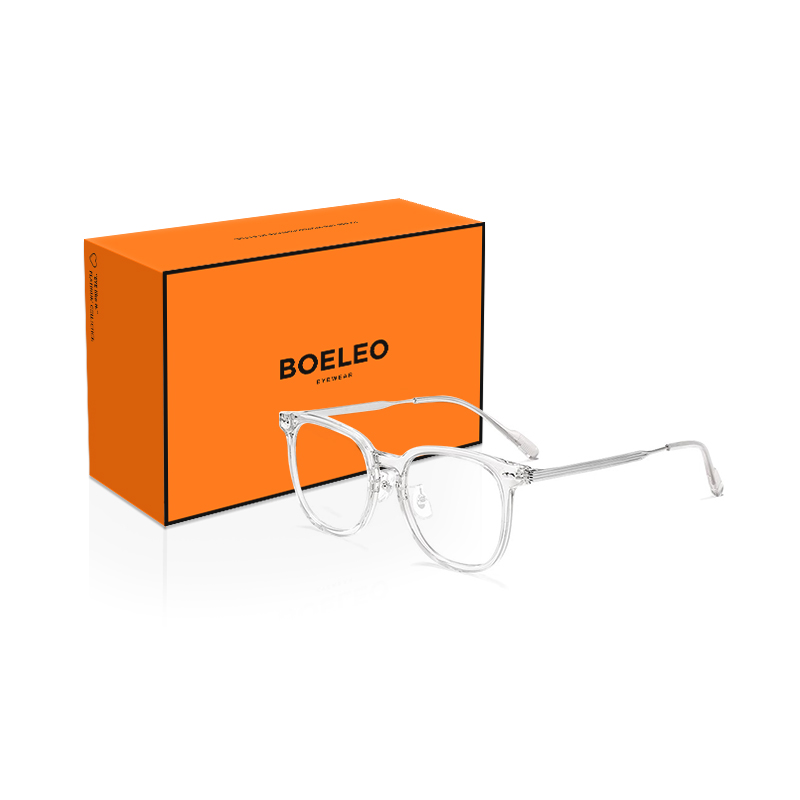 BOELEO Овальная оправа для очков из титанового сплава, Transparent Box
BOELEO Овальная оправа для очков из титанового сплава, Transparent Box