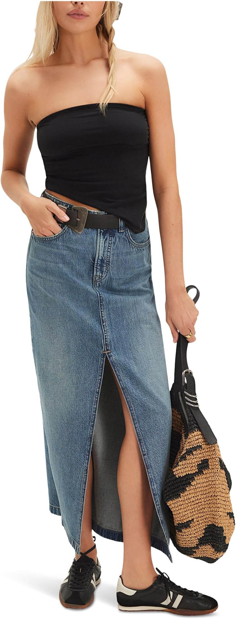 Юбка Free People Women's Nothing Better Denim Maxi, Little Things
Юбка Free People Women's Nothing Better Denim Maxi, Little Things