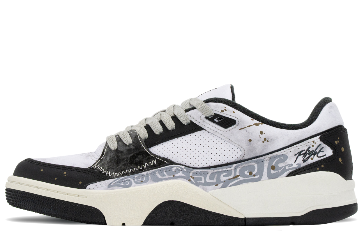 Кроссовки баскетбольные мужские низкие Flight Court Ink Rhyme Cauldron устойчивые к истиранию винтажные Jordan, черный/белый
Кроссовки баскетбольные мужские низкие Flight Court Ink Rhyme Cauldron устойчивые к истиранию винтажные Jordan, черный/белый