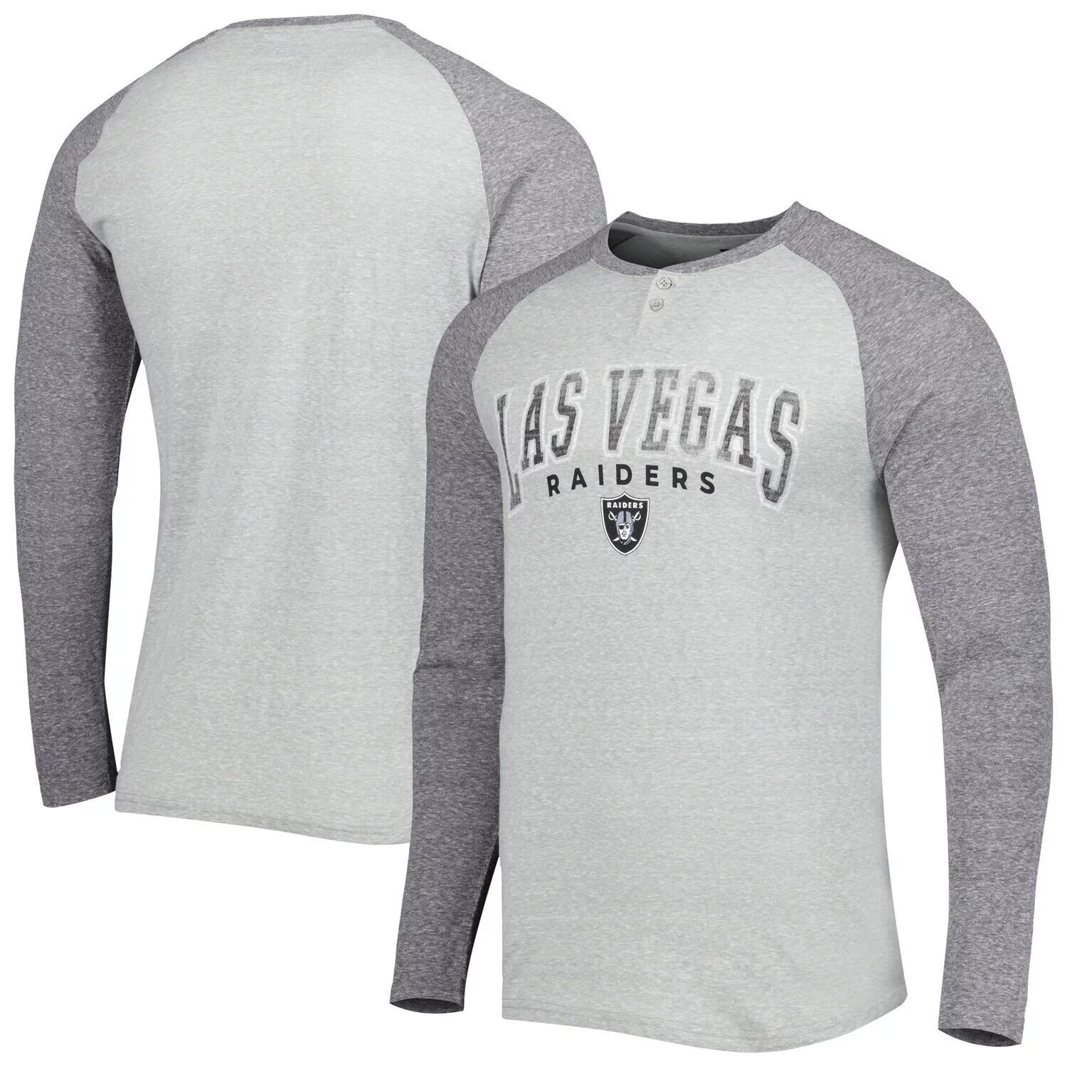 Мужская футболка Concepts Sport Heather Grey Las Vegas Raiders Ledger Raglan с длинным рукавом в стиле Хенли
Мужская футболка Concepts Sport Heather Grey Las Vegas Raiders Ledger Raglan с длинным рукавом в стиле Хенли