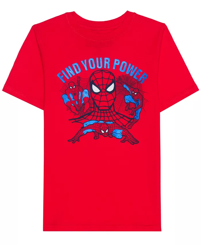 Футболка с коротким рукавом и принтом Spider Man Big Boys Find Your Power Spider-Man
Футболка с коротким рукавом и принтом Spider Man Big Boys Find Your Power Spider-Man
