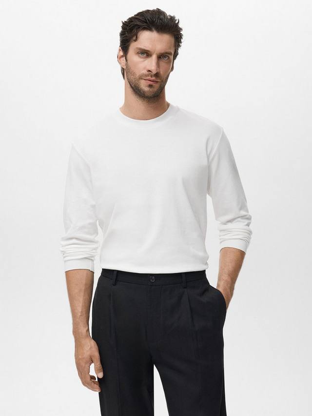 Футболка Gareth Cotton Regular Fit с длинным рукавом Mango, White
Футболка Gareth Cotton Regular Fit с длинным рукавом Mango, White