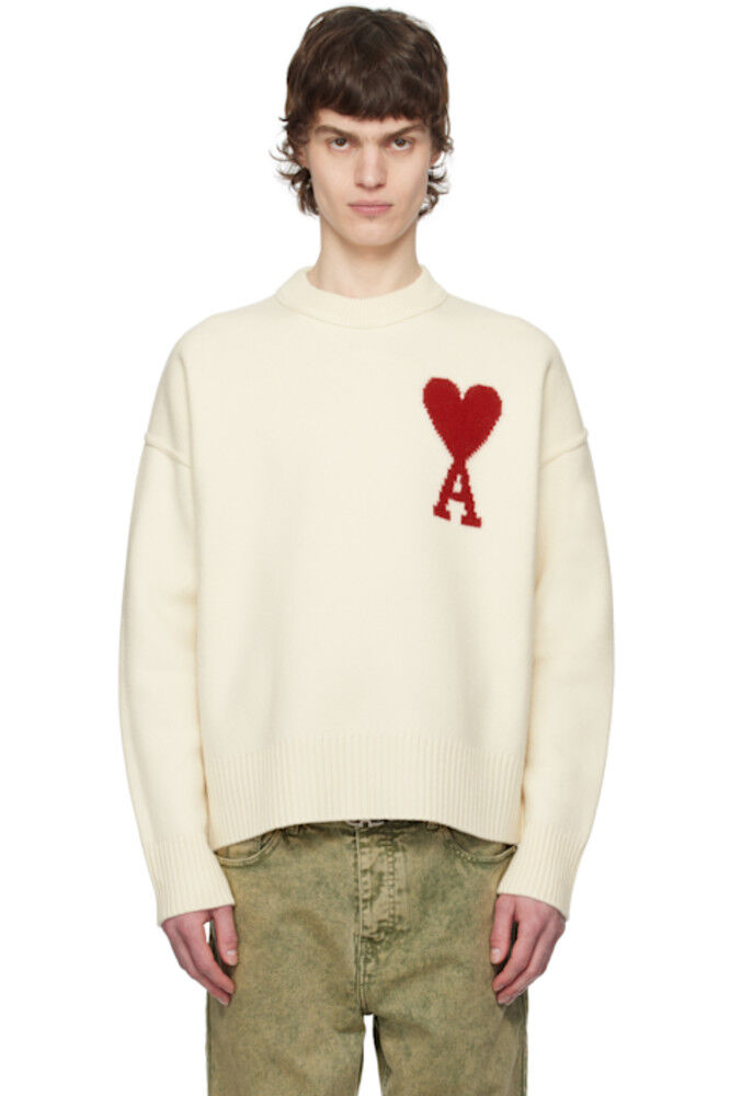 Шерстяной свитер Off-White Ami de Coeur AMI Paris
Шерстяной свитер Off-White Ami de Coeur AMI Paris