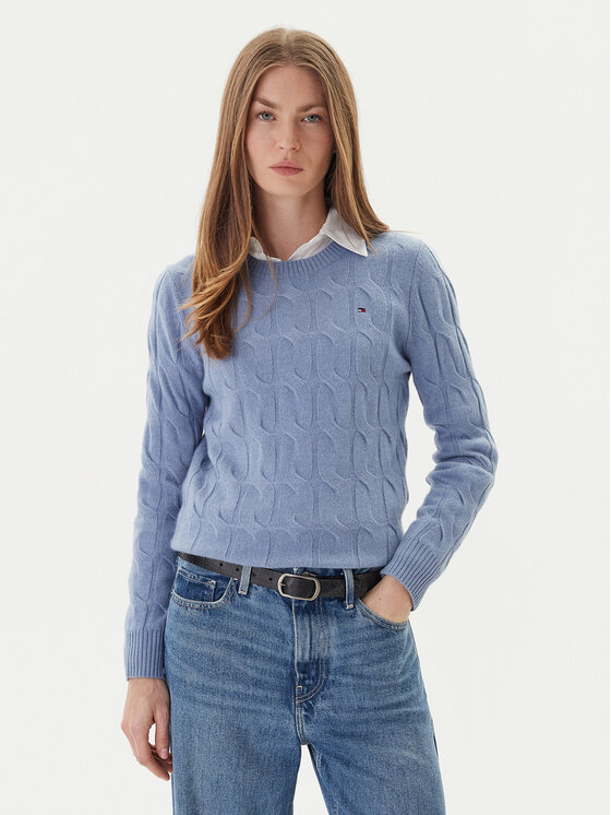 Свитер regular fit WW0WW43586 Tommy Hilfiger, голубой
Свитер regular fit WW0WW43586 Tommy Hilfiger, голубой