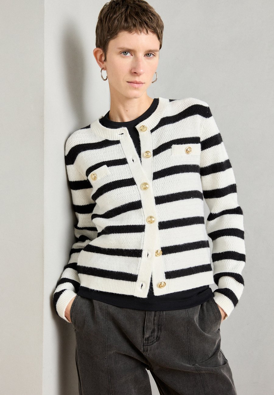 Кардиган Morgan Cardigan, Off White/Noir/Off-White
Кардиган Morgan Cardigan, Off White/Noir/Off-White