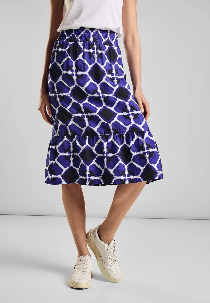 Юбка из джерси STREET ONE с графическим узором, синий
Юбка из джерси STREET ONE с графическим узором, синий