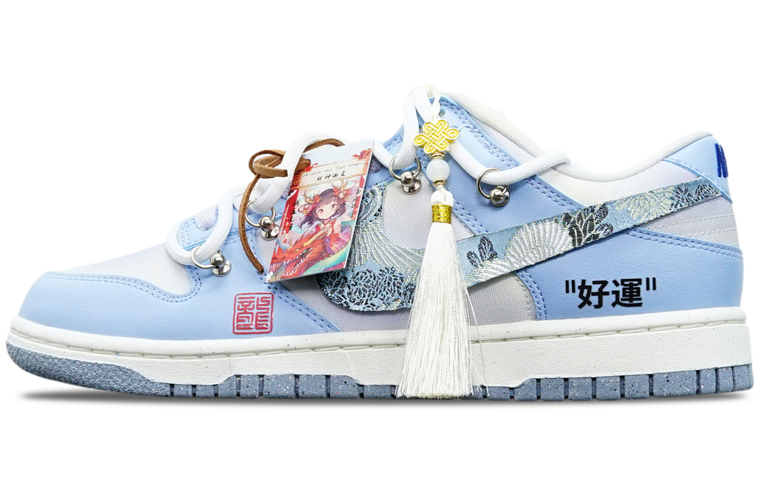 Кроссовки Nike Dunk Skateboarding Shoes Women's Low-top White/blue, цвет Embroidered cranes
Кроссовки Nike Dunk Skateboarding Shoes Women's Low-top White/blue, цвет Embroidered cranes