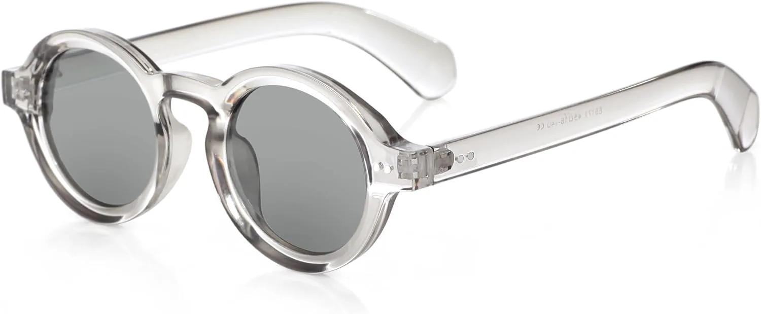 Модные круглые поляризованные солнцезащитные очки для мужчин и женщин, массивные солнцезащитные очки в стиле хиппи, ретро-стиль 90-х Teumire, A03 Grey/Grey
Модные круглые поляризованные солнцезащитные очки для мужчин и женщин, массивные солнцезащитные очки в стиле хиппи, ретро-стиль 90-х Teumire, A03 Grey/Grey