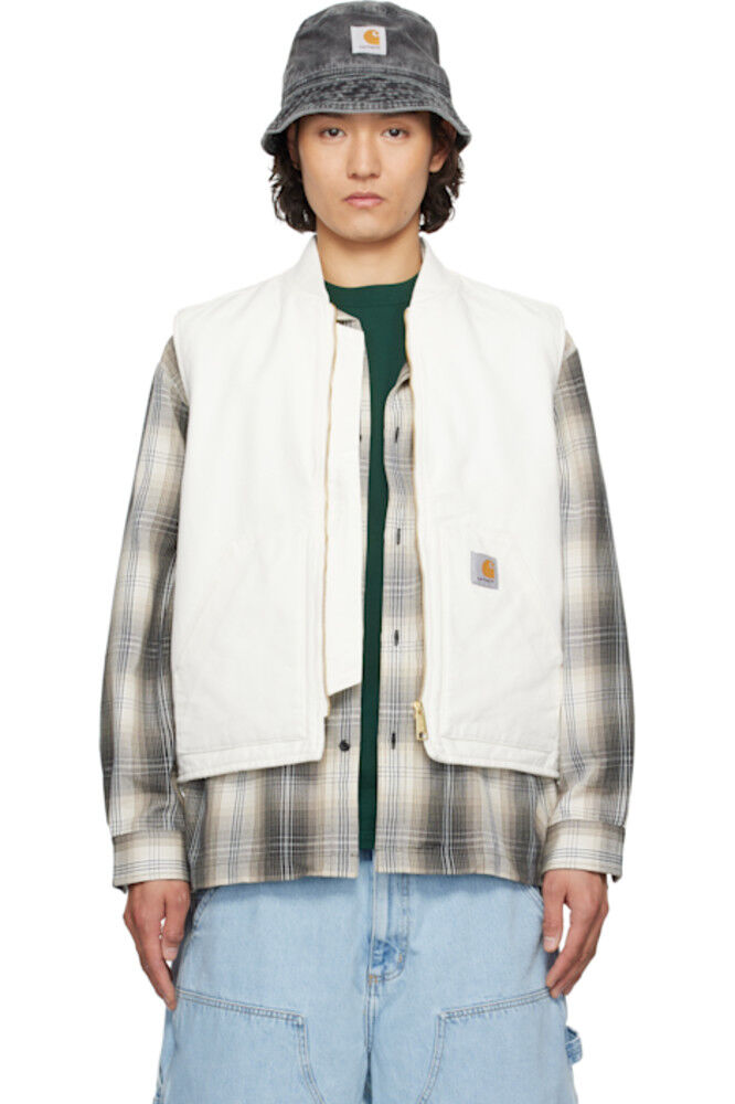 Белый классический жилет Carhartt Work In Progress
Белый классический жилет Carhartt Work In Progress