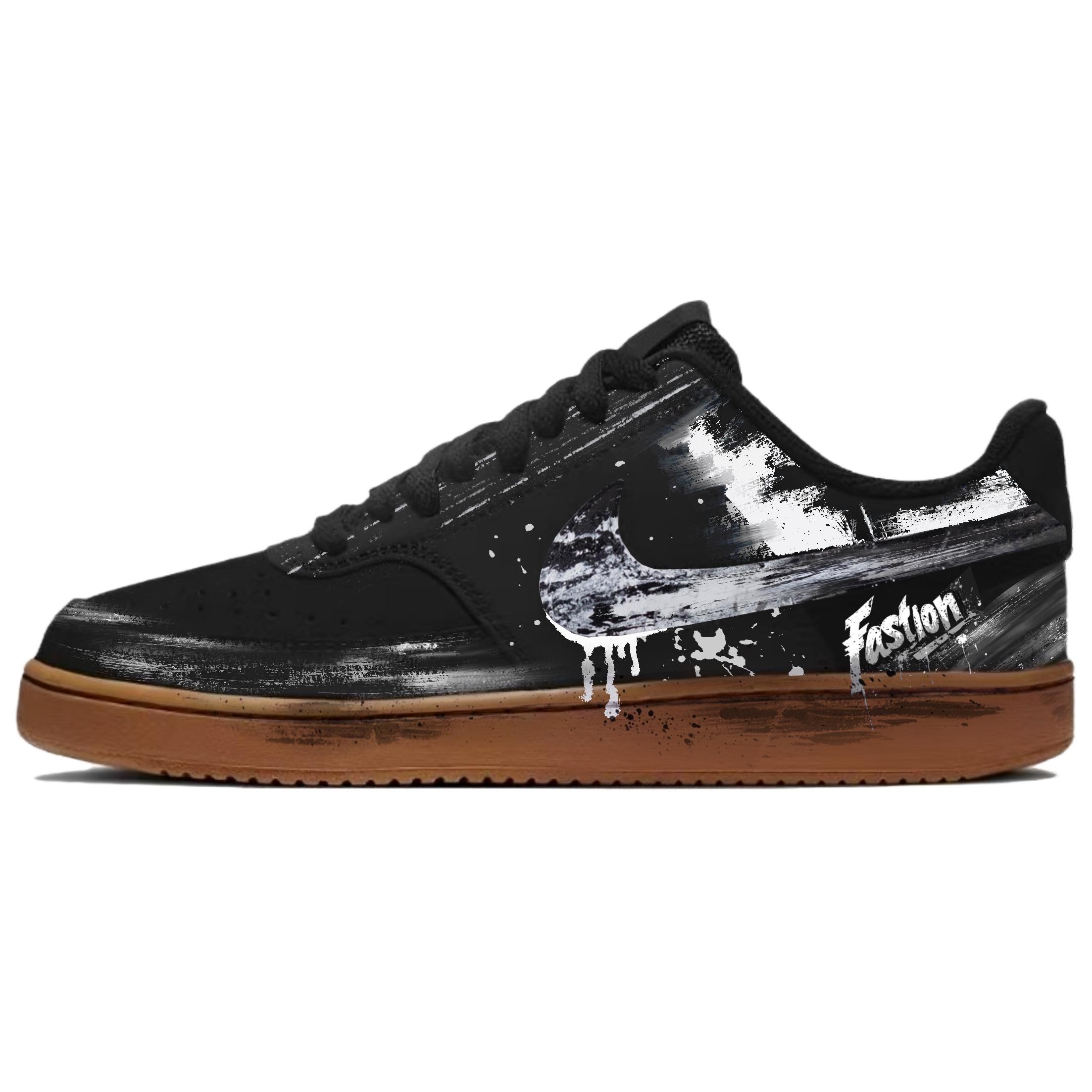 Мужские низкие скейтерские кроссовки Court с противоскользящей подошвой, амортизацией и устойчивостью к истиранию Nike, черный
Мужские низкие скейтерские кроссовки Court с противоскользящей подошвой, амортизацией и устойчивостью к истиранию Nike, черный