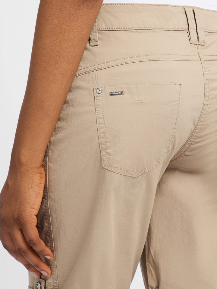 Тканевые шорты Street One, бежевый
Тканевые шорты Street One, бежевый