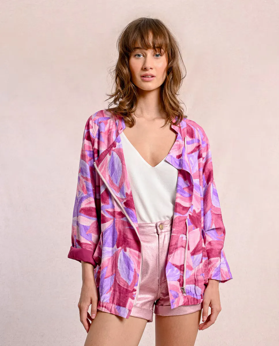 Женская куртка с длинными рукавами и принтом Molly Bracken, розовый
Женская куртка с длинными рукавами и принтом Molly Bracken, розовый